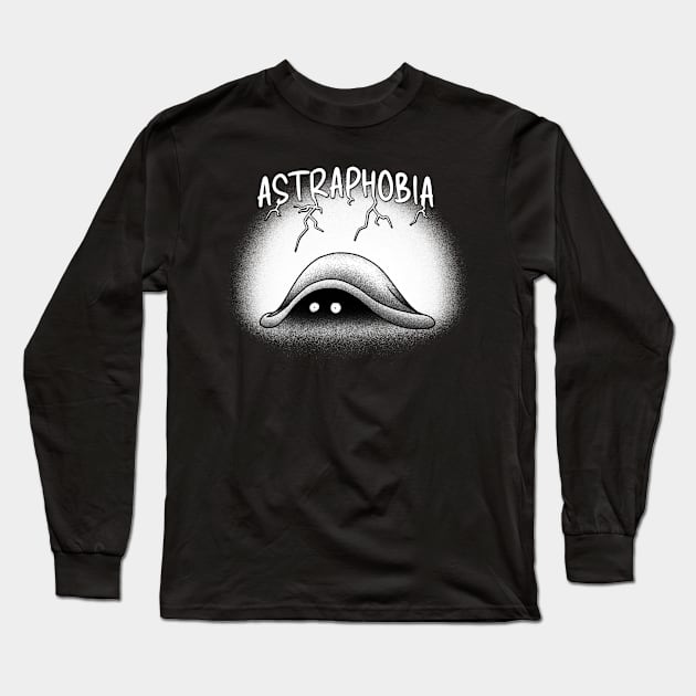 Astraphobia - Fear of thunder and lightning Long Sleeve T-Shirt by Ferdi Everywhere